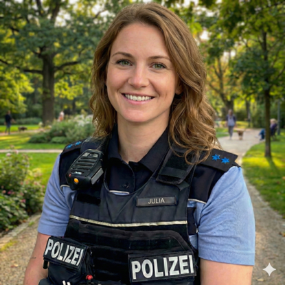 Polizistin in Uniform OPTINVEST Beamte