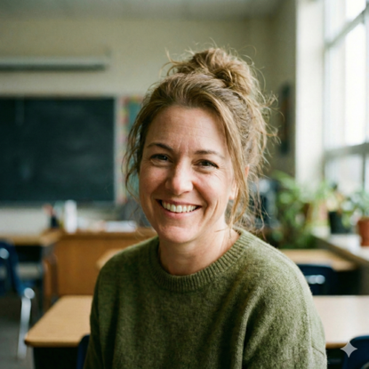 Lehrerin im Klassenzimmer OPTINVEST Beamte